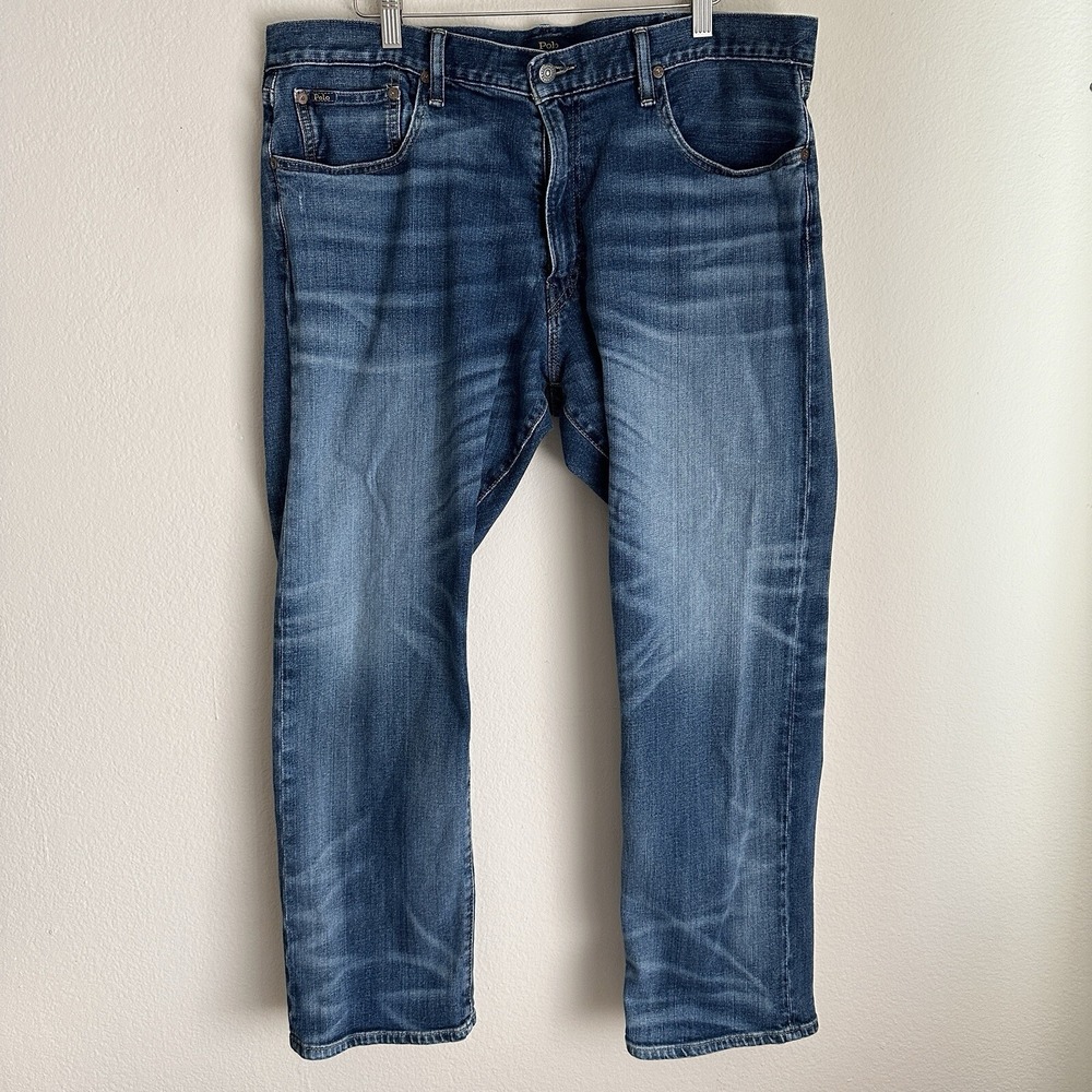 Polo Ralph Lauren‎ Jeans Mens 38x30 Blue Classic Fit Medium Wash Denim